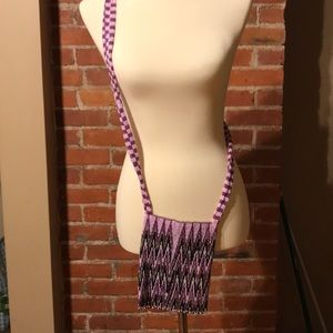 Unique hand beaded purse